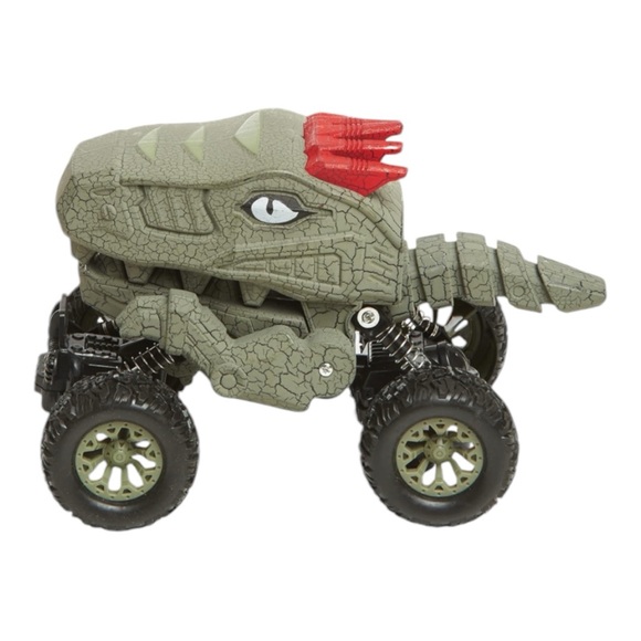 Dinosaur Monster Truck Toy Cars - Dino 4 Wheel Cars for Toddlers - Picture 4 of 11